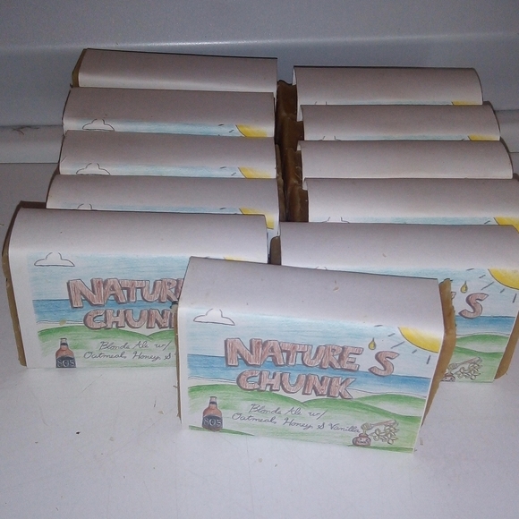 10 Bars Of Soap! Blonde Ale with Oatmeal, Honey & Vanilla Castile Soap - Picture 3 of 3